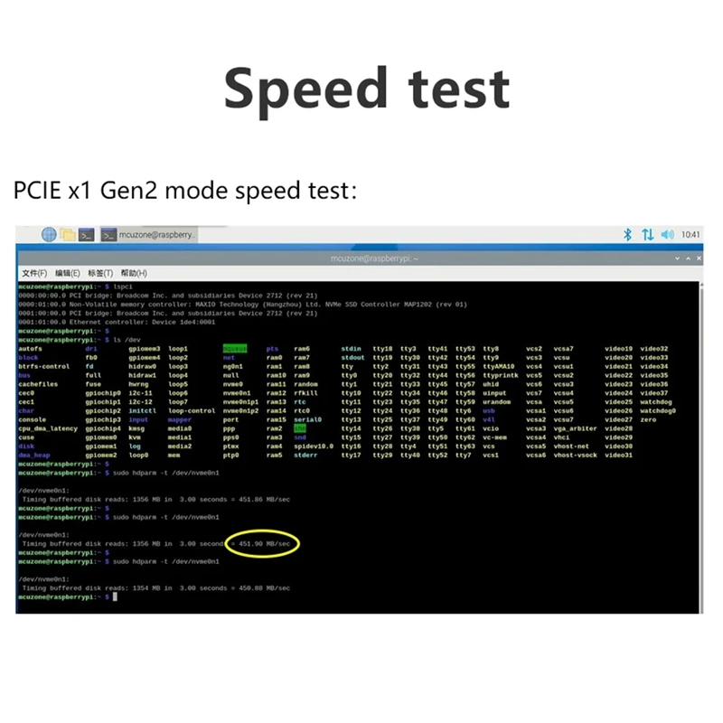 MPS2280P PCIE M.2 NVME SSD HAT + Cable FPC para Raspberry Pi 5 compatible con placa de expansión 2280 2230 2242 Gen 3