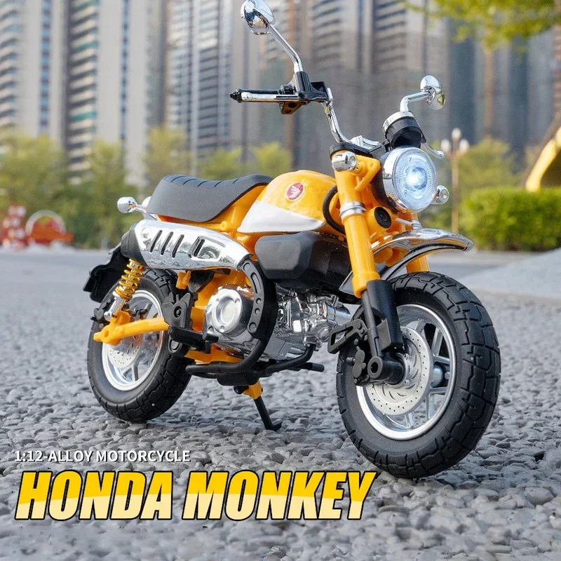 

1:12 Honda Monkey 125 литый под давлением мотоциклетная модель игрушечного автомобиля коллекция звука и искусства внедорожник автоцикл игрушечный автомобиль