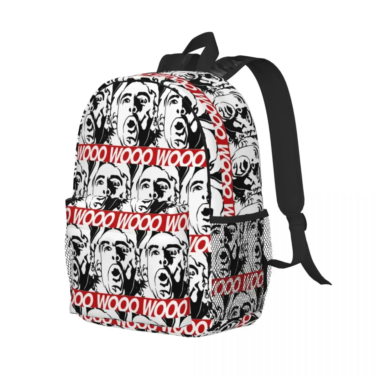 リック・フレア Woooo バックパック学生少年少女ブックバッグ子供スクールバッグコンピュータショルダーバッグ男性女性用