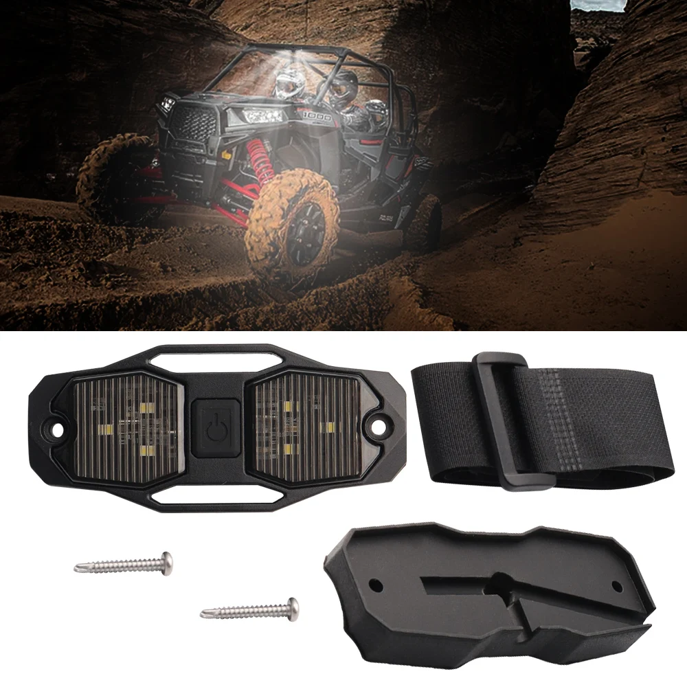 

UTV LED Dome Light Interior Universal Roll Cage Mounting Dome Lights Off-road Map Light For UTV ATV Polaris RZR Can-Am Truck