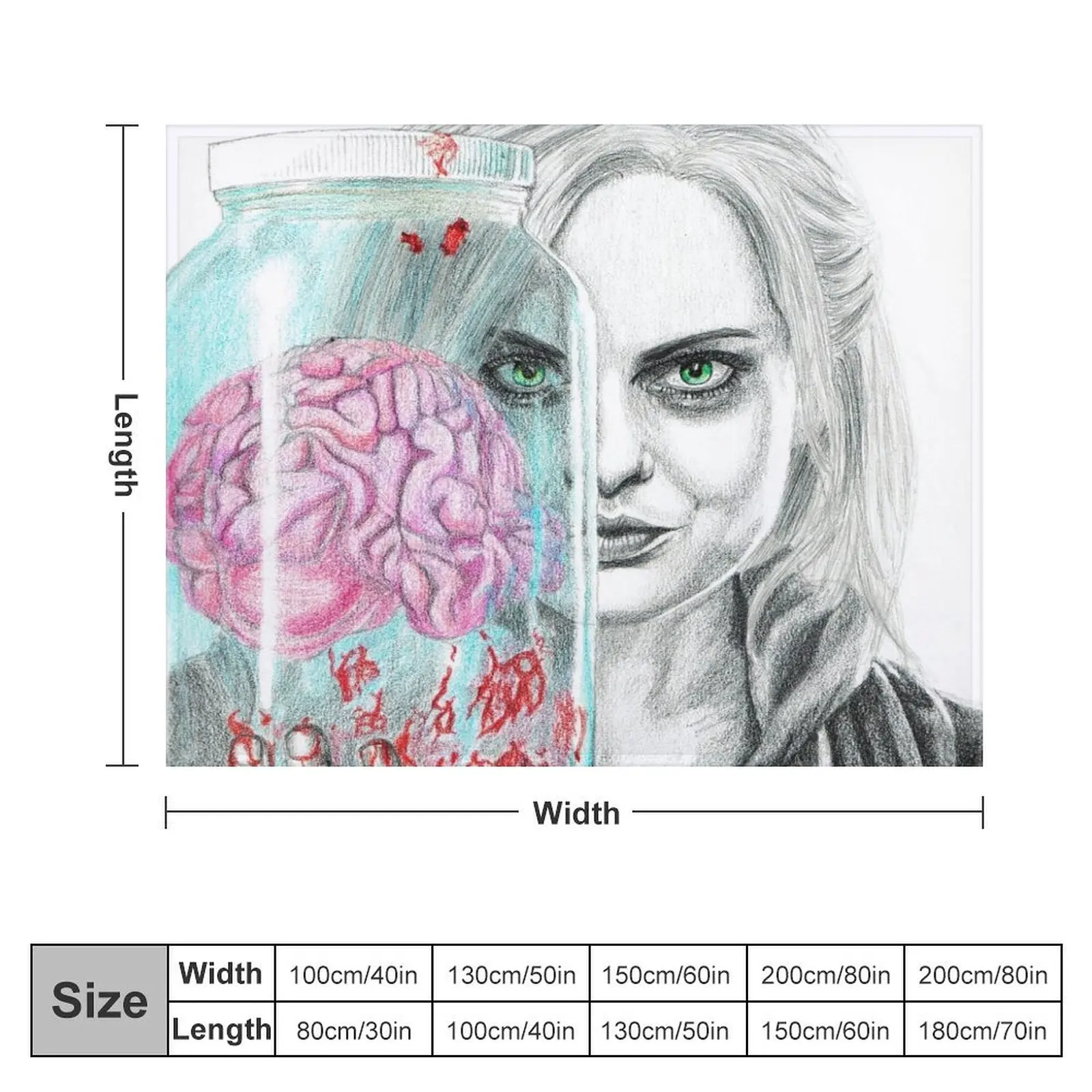 I zombie Throw Blanket decorative Blankets For Sofas Blankets