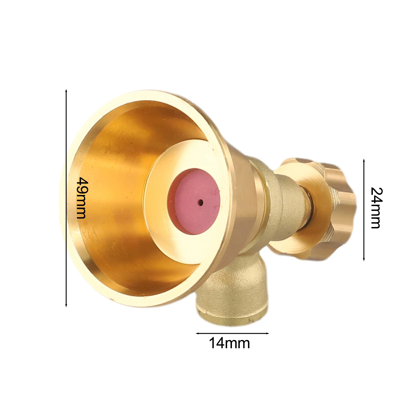 1pc Copper High Pressure Pesticide Sprayer Nozzle Watering Adjustable Irrigation Air Vortex Nozzle Agricultural Pest Control