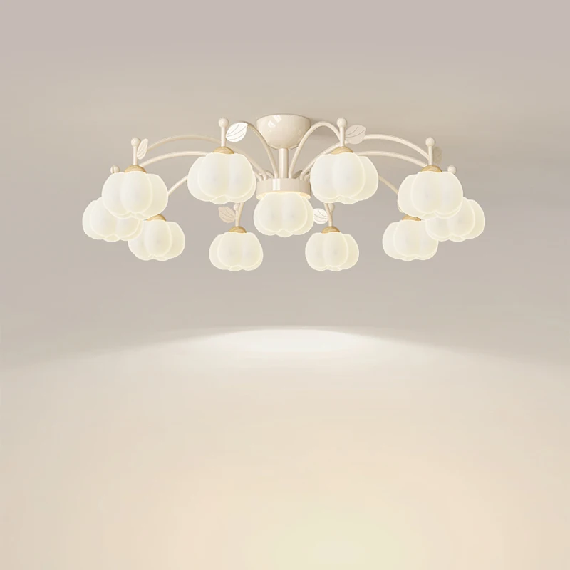 

Living room chandelier, simple greenhouse bedroom lamp