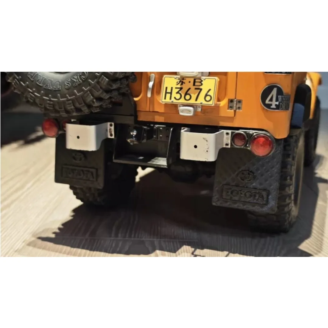 1/10 RC Rock Crawler Custom Simulated Rear Mud Flaps For FMS 1/10 FJ40 Decorative Exterior Appearance Upgrade Tuning Accessories