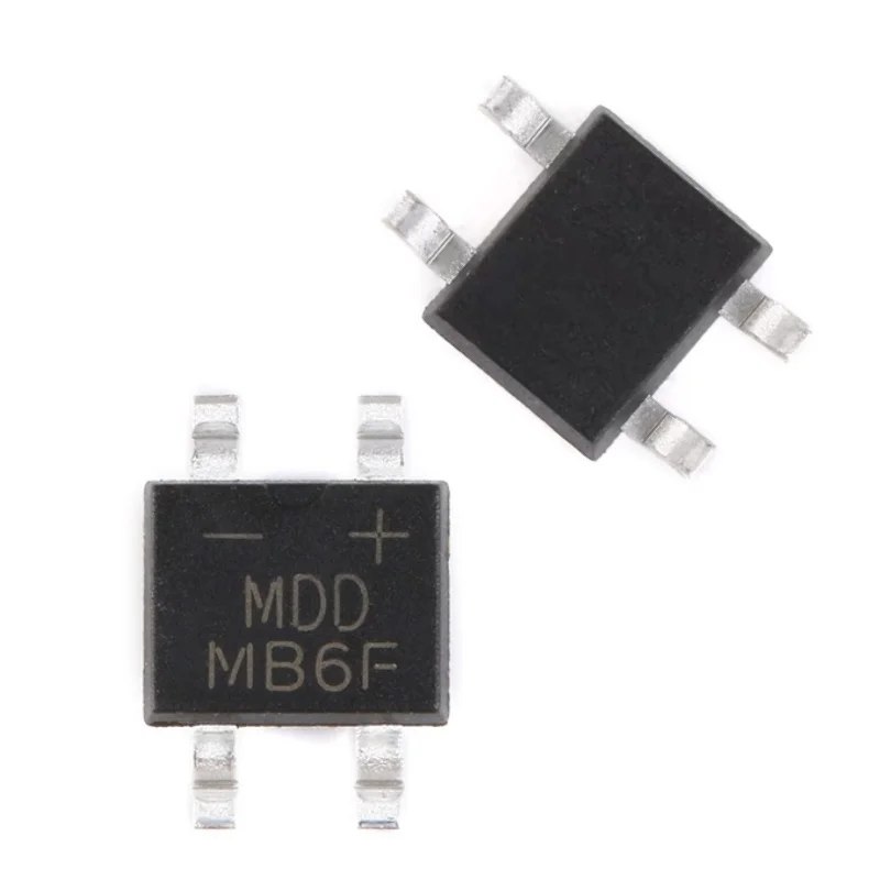 الأصلي حقيقية مصلحة الارصاد الجوية MB6F 1A 600 فولت المعدل جسر المكدس مرحلة واحدة الزجاج المعدل التخفيف 100% شريحة جديدة تمامًا