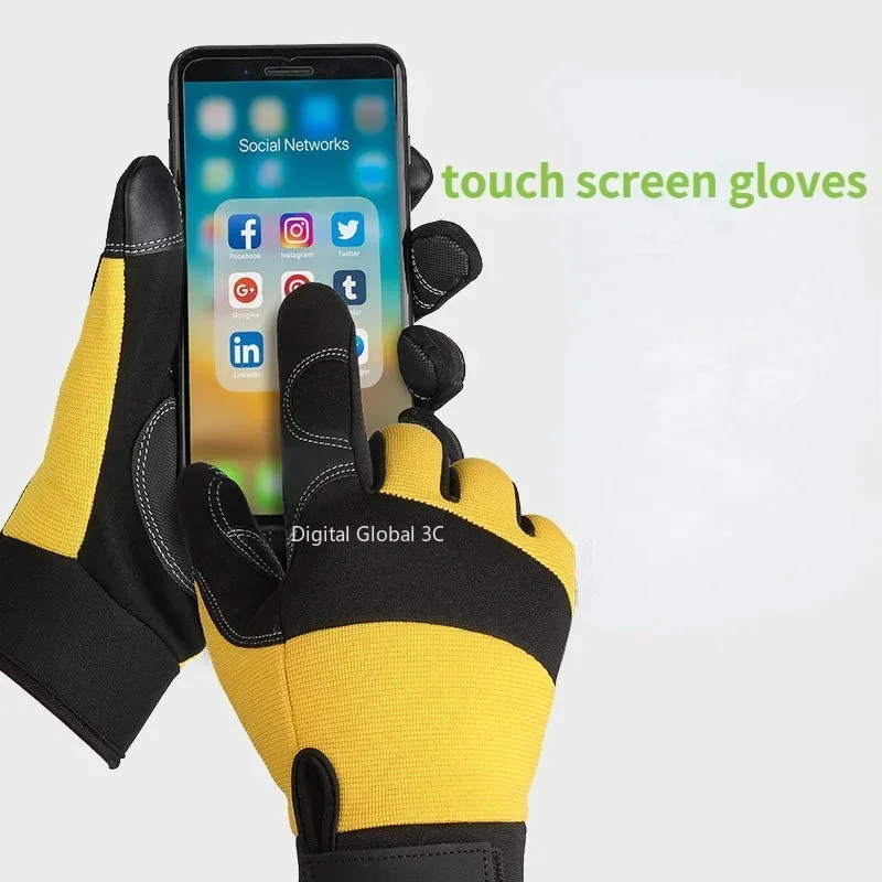 Climbing  Full Finger Combat Riding Touch Screen Gloves Outdoor Roping Work Rocks Parkour Carabiners Rigging Grip