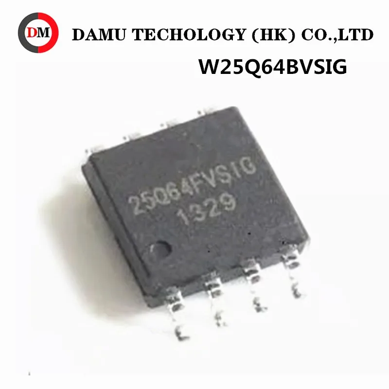 10pcs W25Q64FVSIG W25Q64BVSIG W25Q64FWSIG W25Q64FVSIQ W25Q64JVSIQ SOP-8 W25Q64FVAIG DIP-8 W25Q64  Chip