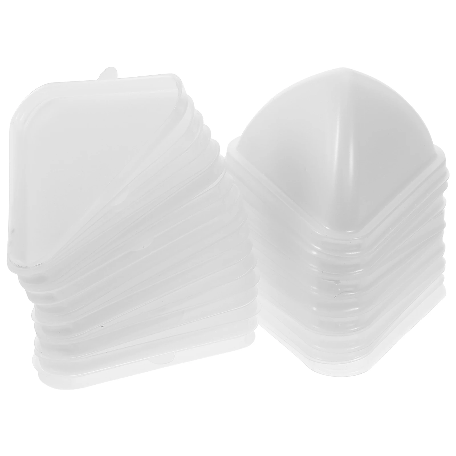 

20pcs Ice Dumpling Gift Box Rice Ball Mold Sushi Triangle Maker Kitchen Tool Non Stick Design Practical Use Save Time Effort