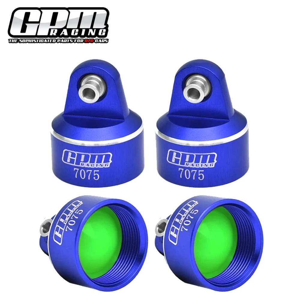 GPM for Traxxas 1/8 MAXX SLASH 6S 1/10 MAXX 2.0 WideMaxx 4WD Monster Truck RC Car Metal Aluminum Shock Absorber Cap Cover 8964
