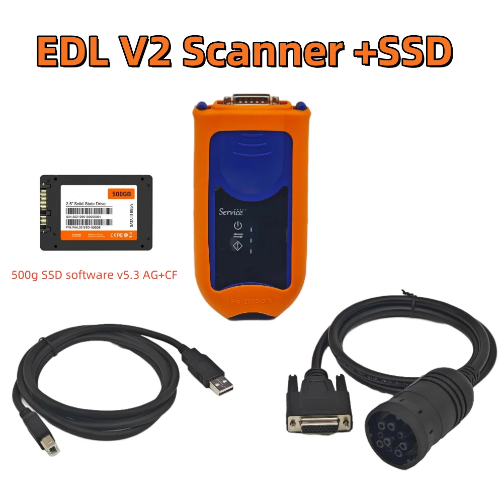 V5.3 EDL V2 For Joh Dee r JD Service Advis or Electronic Data Link Truck DiagnosticADVISOR Agriculture Equipment diagnostic tool