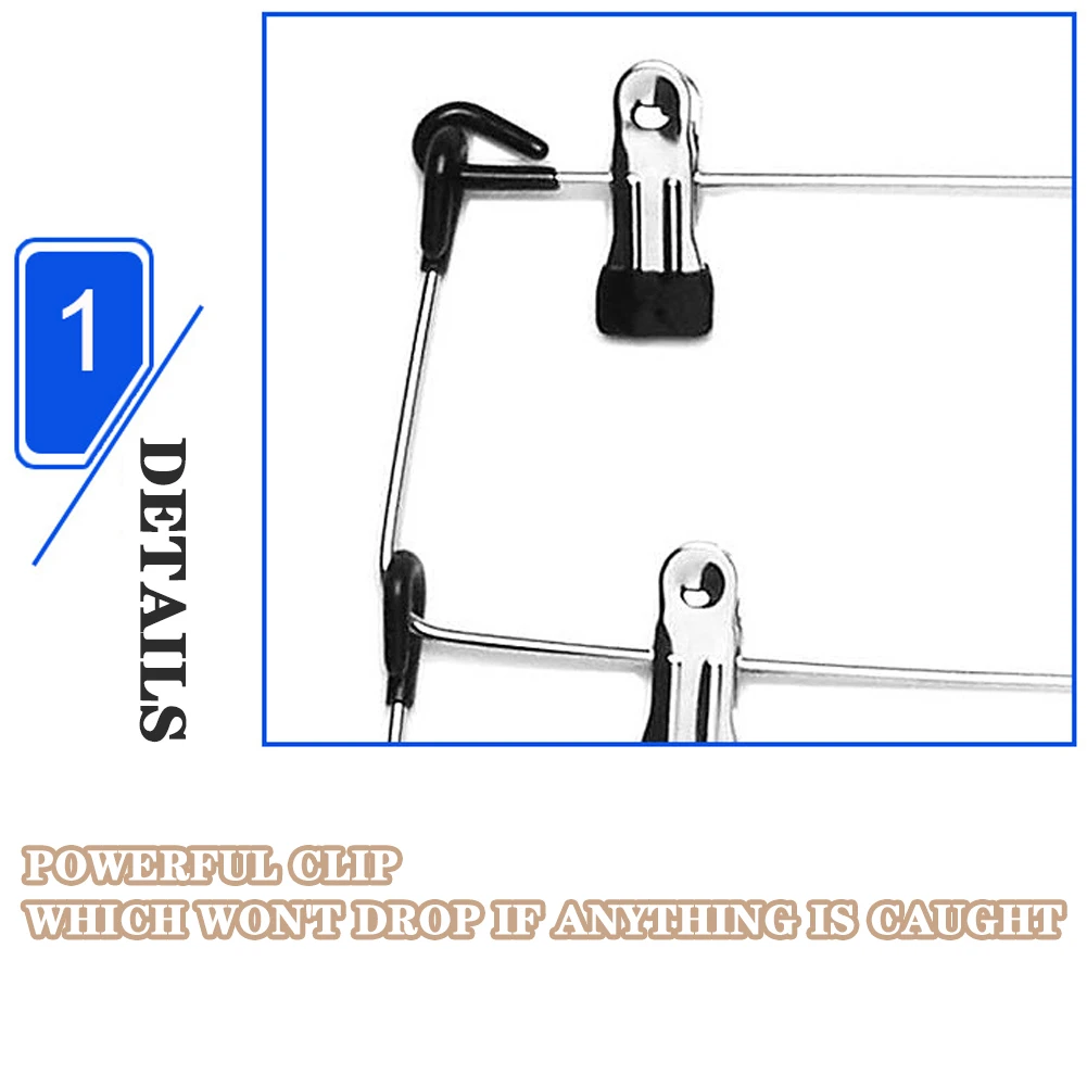 Magic Metal Trouser Rack Non-Marking Clothes Rack For Bedroom