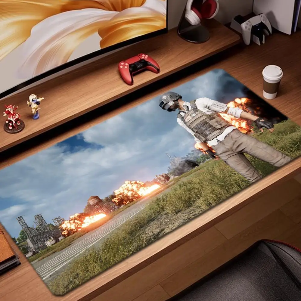 

Game pubg battlegrounds Mouse Pad Game Accessories keyboard pad XXL large locking edge 900X400 mm table mat Gaming mousepad