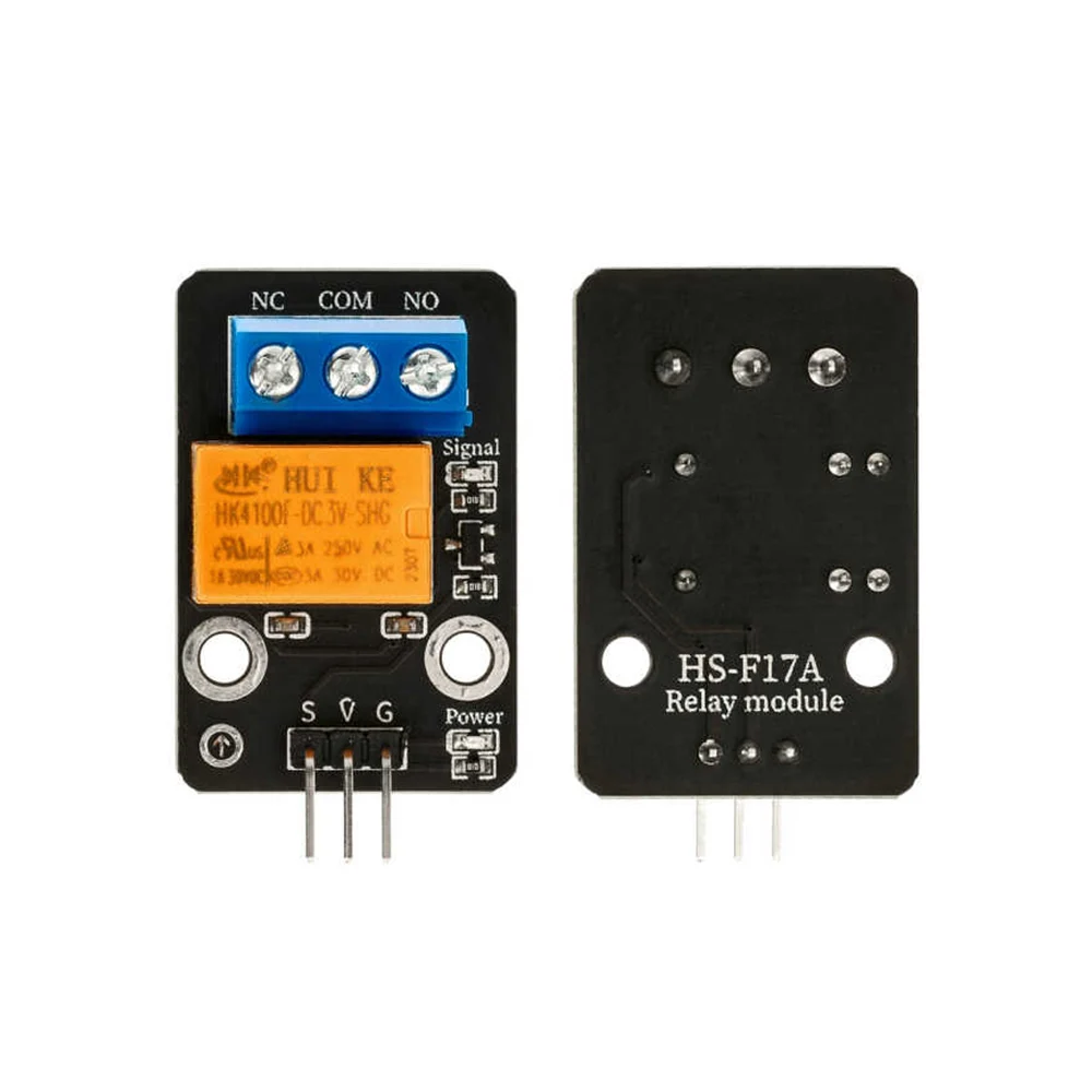 1 PC 1 Channel Relay High Level Trigger Relay Module 3.3-5.5V Relay Board MCU Development Board Expansion Board For Arduino