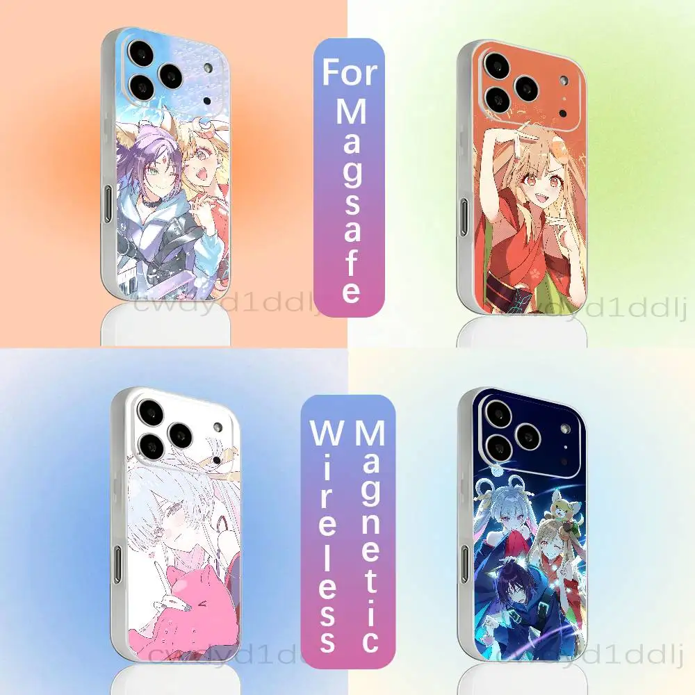 

C-Cosmic Princess K-Kaguya Phone Case For iPhone 15,16,17,13,14,11,12,Pro,Max,Plus,E,Air,Mini with Magsafe Transparent Matte