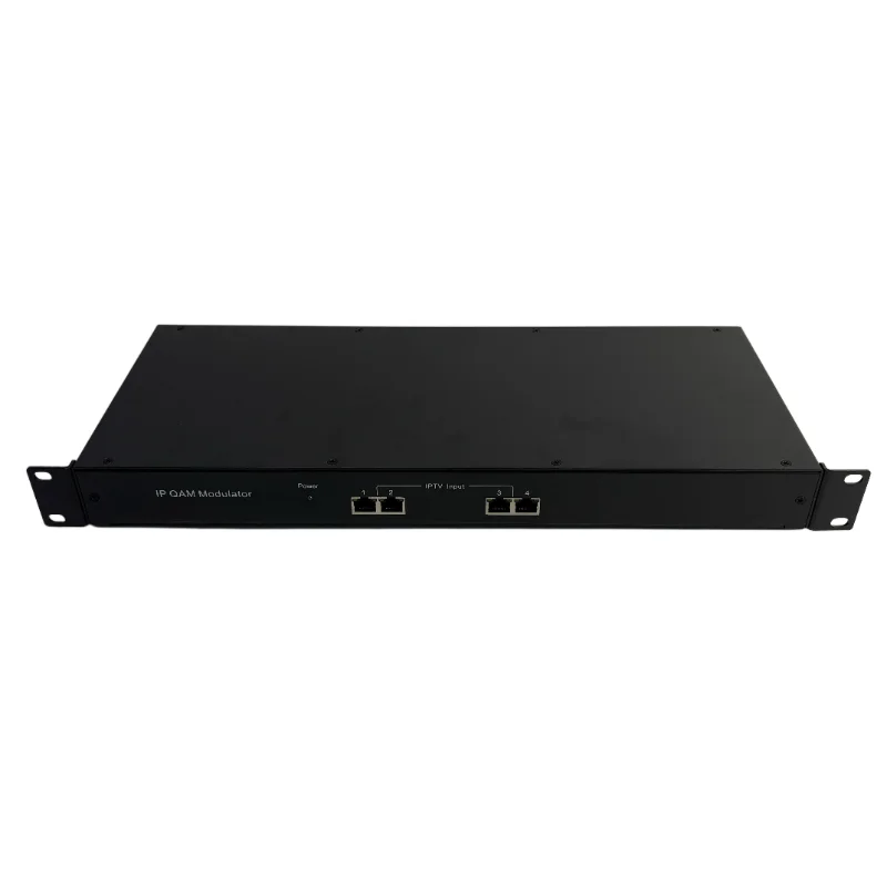 IP QAM Modulator / DVB-C Modulator (J.83 A/B) with IPTV Encoding Functionality