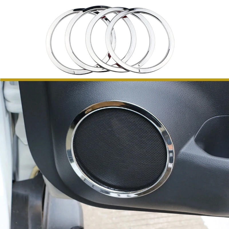 for Nissan X-Trail Xtrail Rogue T32 2013-2017 Car Door Speaker Ring Cover Speaker Decoration Trim Sticker  Accessories