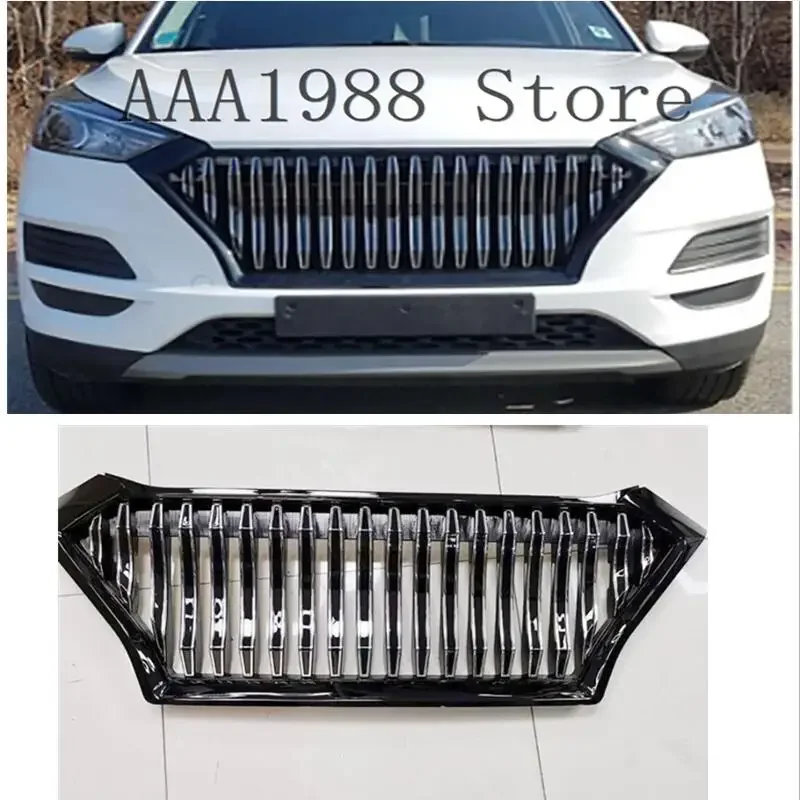 

2019 2020 2021 2022 for Hyundai Tucson ABS Car Front GT racing grille radiator grille fits ABS grille gloosy black