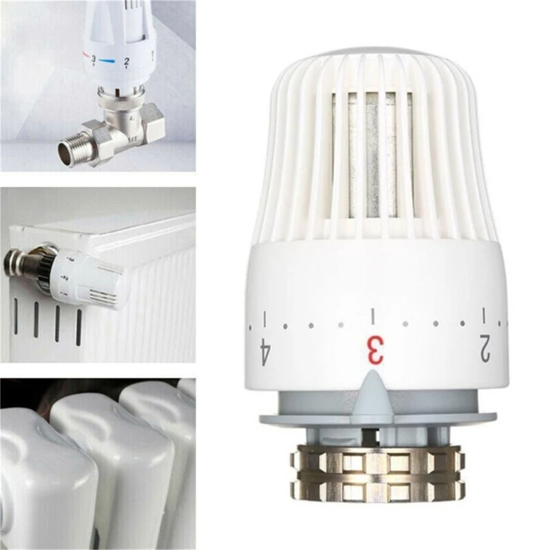 Termostato 2 unids/set diseños modernos control calefacción confiable duradero para radiador
