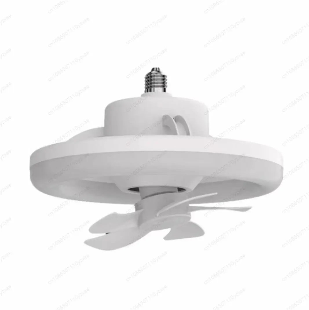 E27 stepless remote control screw ceiling fan 48W remote control version 360 degree shaking fan