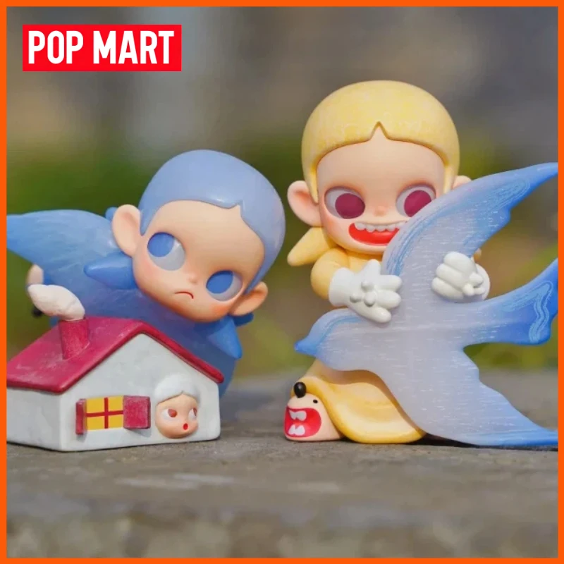 Figurki POPMART Zsiga Borderline Drifter Series Blind Box Śliczne Ozdoby na Biurko Model Mystery Box Zabawki Prezenty Prezenty na Halloween