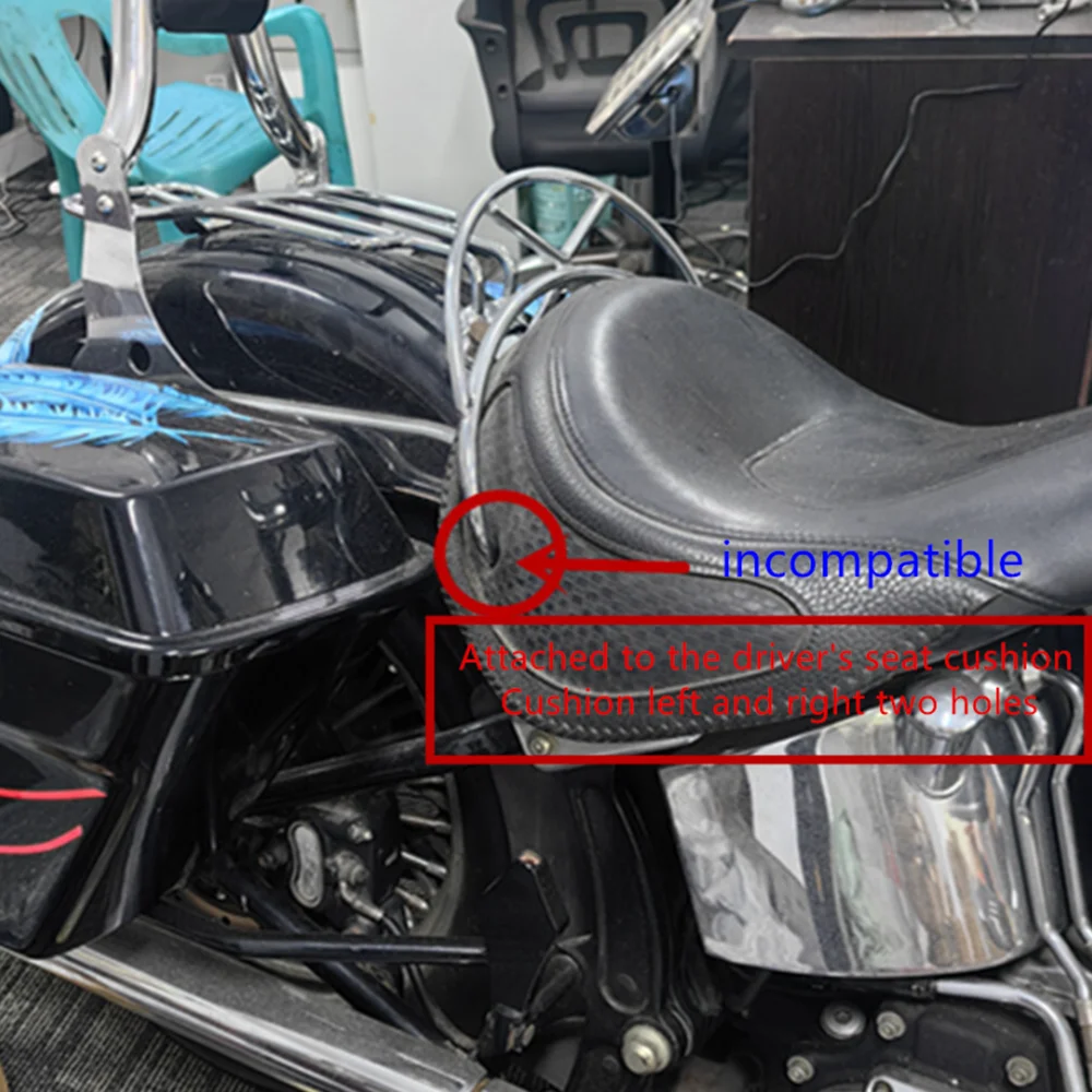 Motorcycle Seat Grab Rail Kit for Harley Softail FLSTN Deluxe Heritage Springer Classic Fat Boy 1997-2010