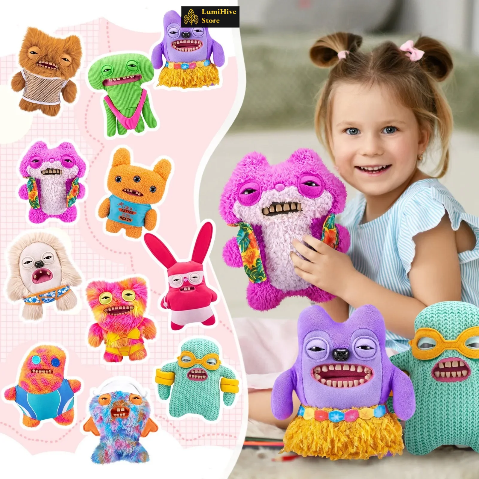 

Age 14+ Funny Plush Doll Interactive Sensory Toy for Kids’ Emotional Development & Room Decoration 2025