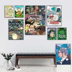 Studio Ghibli My Neighbor T-Totoro Anime Posters Sticky Whitepaper Sticker DIY Room Bar Cafe Kawaii Room Decor