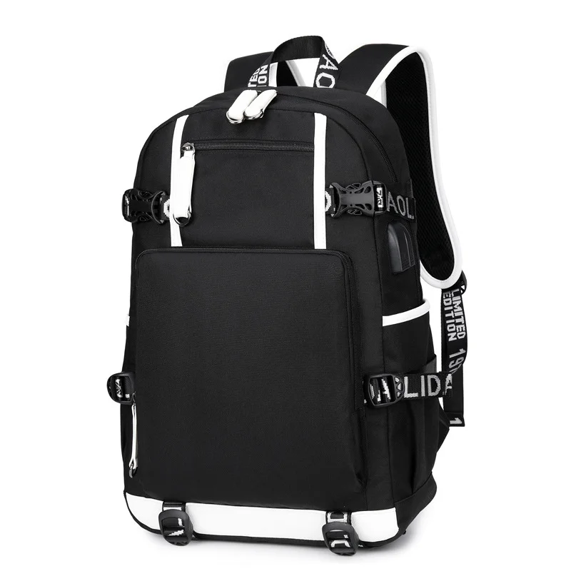 Nuovo zaino leggero per la classica borsa da scuola resistente all'acqua di base Casual Oxford Daypack da viaggio per ragazzi e ragazze