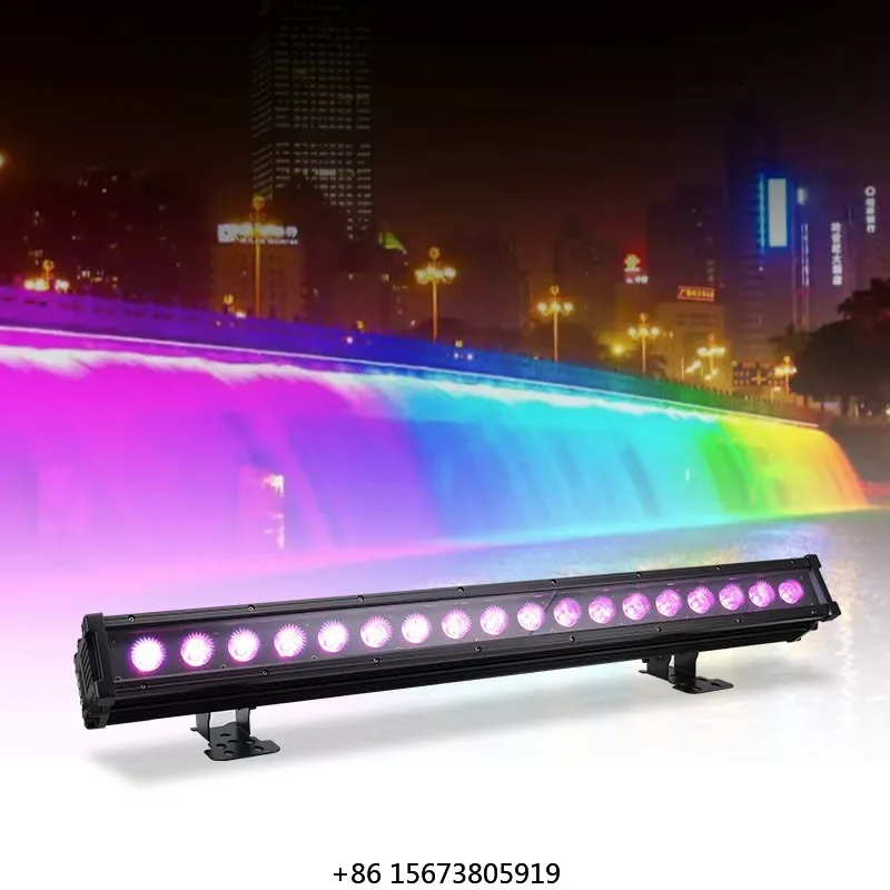 

Уличные светодиодные светильники-прожекторы 18x10W RGBW 4-в-1, водонепроницаемые