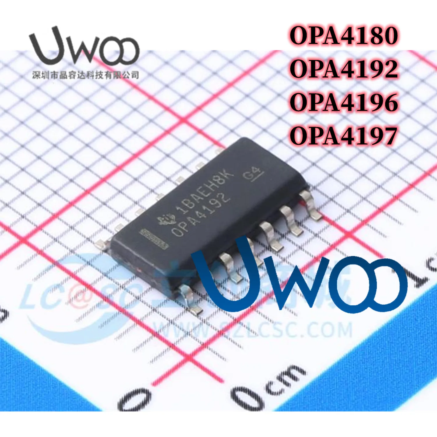 (10piece)100% New OPA4180 OPA4192 OPA4196 OPA4197 OPA4180IDR OPA4192IDR OPA4196IDR OPA4197IDR sop-14 Chipset