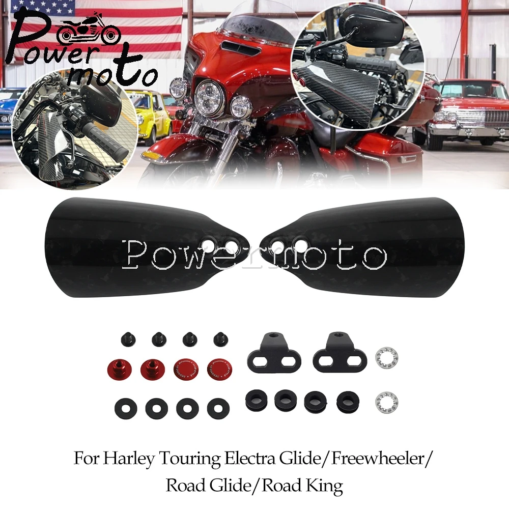 

Комплект защиты рук из углеродного волокна для мотоцикла Harley Touring Electra Glide FLHT FLHTP FLHTCU FLHTCUL FLHTK FLHTKSE FLHTKL 2014-2020