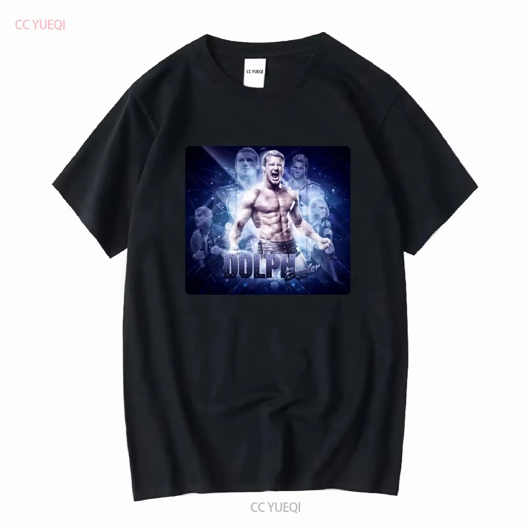 

Новая популярная мужская футболка Dolph Ziggler всех размеров B718, винтажная стираная эластичная мягкая дышащая дизайнерская одежда с длинными рукавами