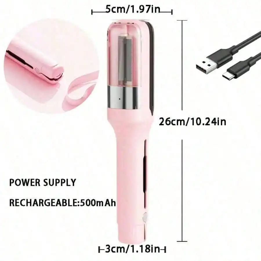 Women's Split End Trimmer, 2-In-1 Hair Cutting & Trimming Device With Clips, Salon-Quality Home Use, Suitable For Wet/Dry Hair, Hair Care Tool