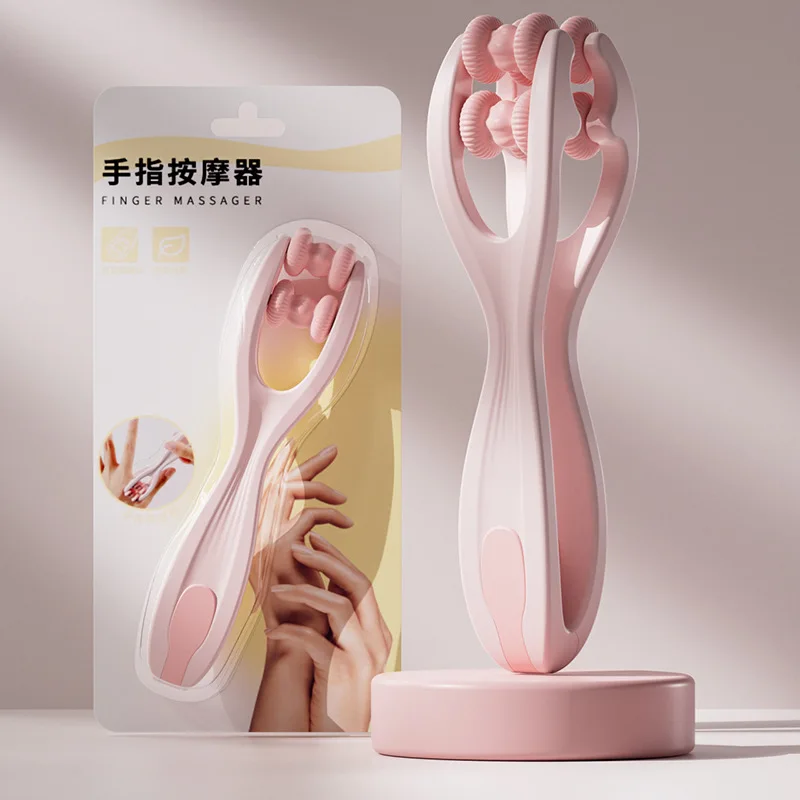 

New Finger Joint Acupoint Massager Rollers Handheld Hand Acupuncture Points Massager Relieve Finger Fatigue Arthritis Massage