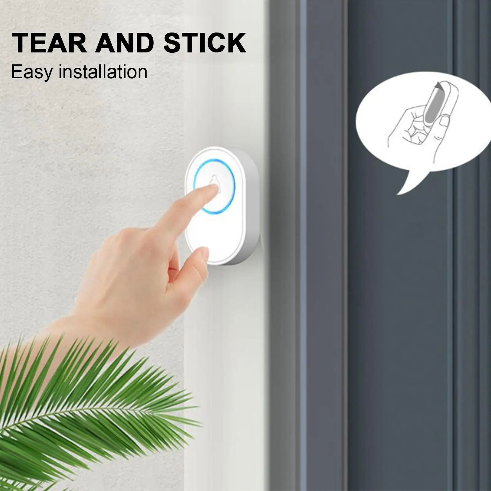 Tür Dinger Home Sensor Alarm Wireless Smart Chime Willkommen System Warnungen Eintrag Benachrichtigung Gerät Für Home Business Store Shop