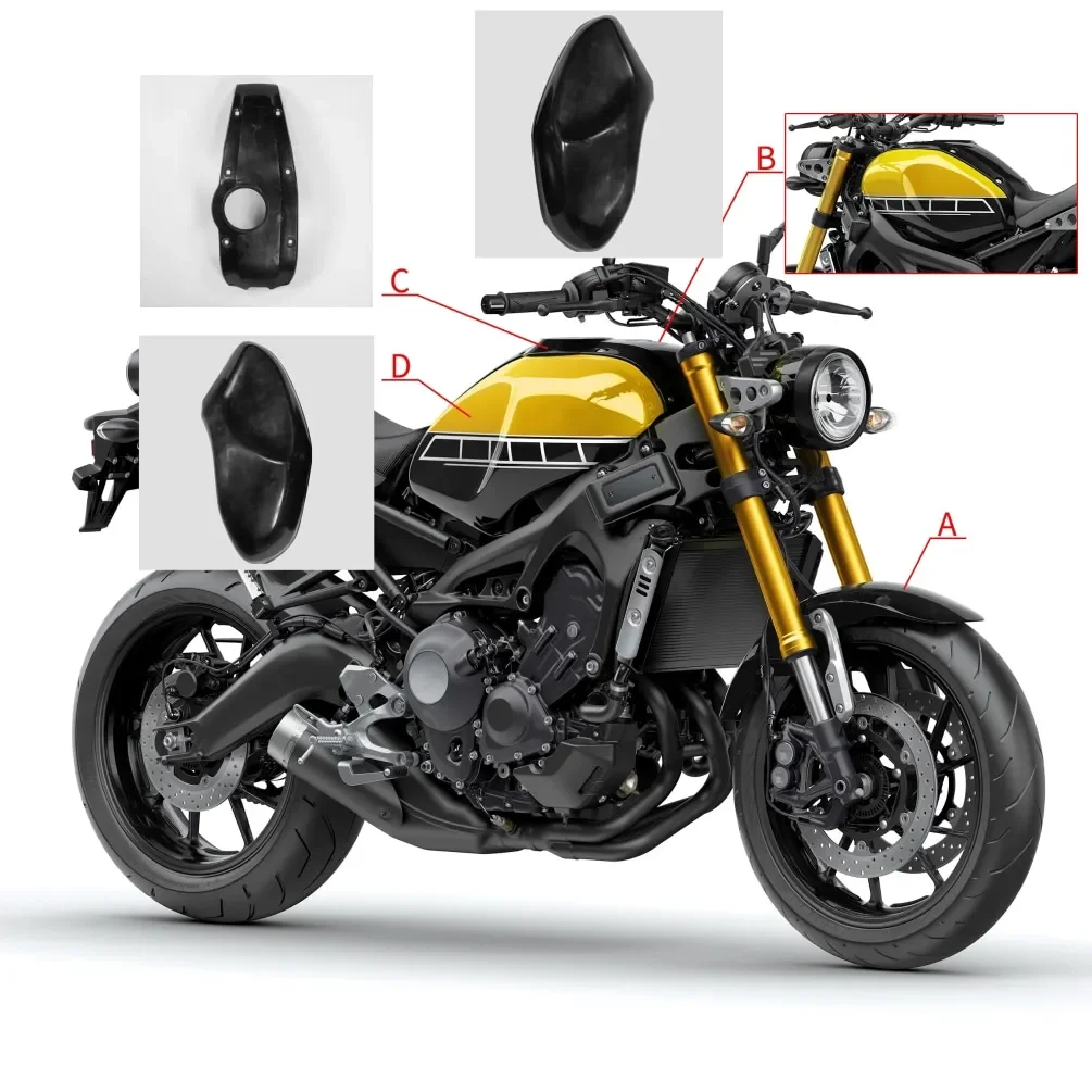 

Motorcycle Tank Protect Cover for Yamaha XSR900 2016-2021 XSR 900 Oil Gas Left Right Center Side Guard Accessories