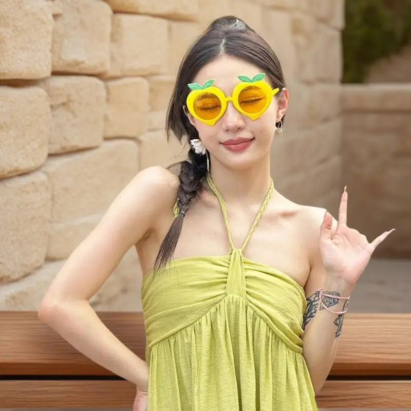 إكسسوار للحفلات بطابع هاواي، نظارات مضحكة لديكور أعياد الميلاد في حوض السباحة الصيفي على الشاطئ