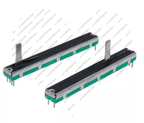 1pcs 75mm linear slide potentiometer, mixer volume fader a10k b10k dual-channel accessory