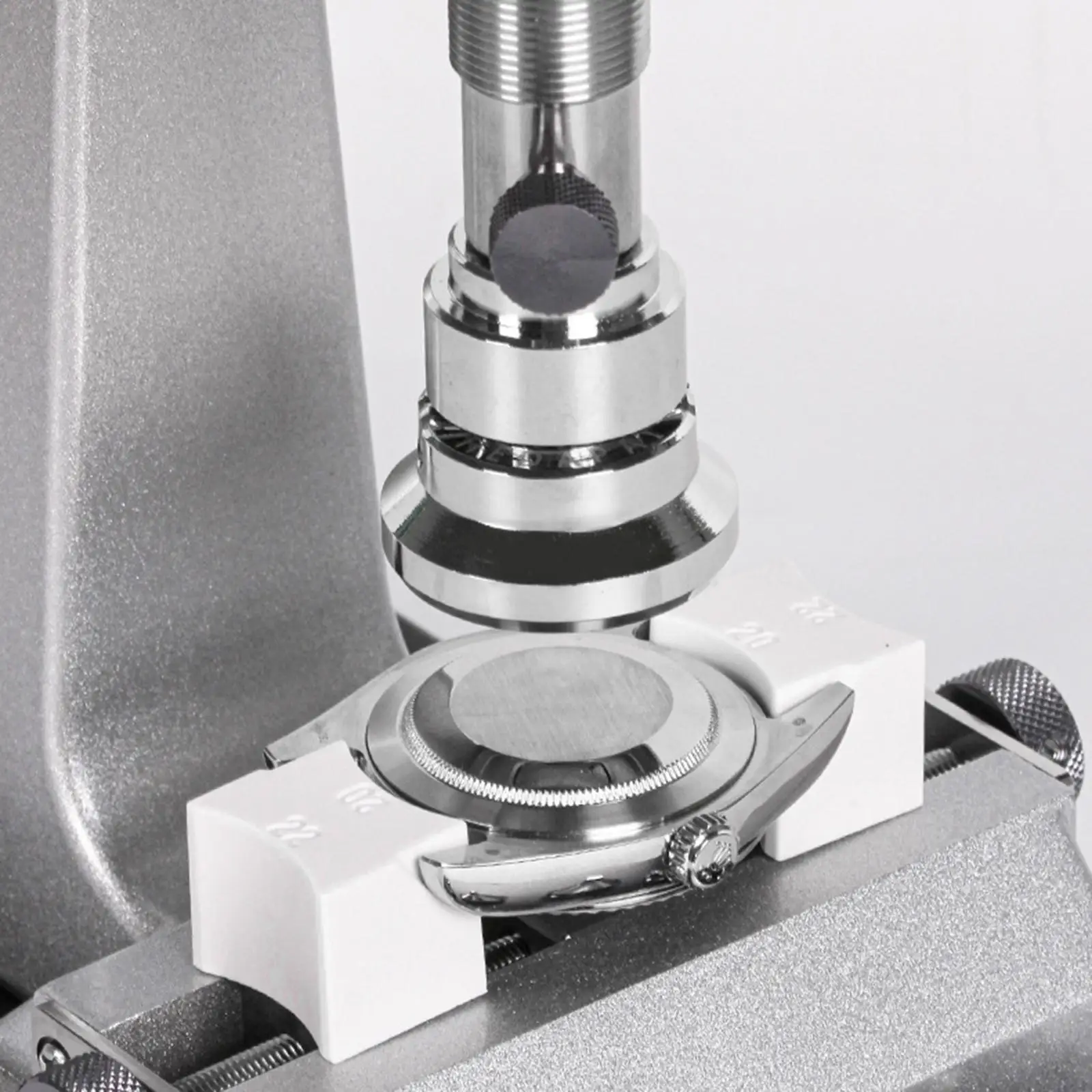 Multifunctional Screw Watch Case Opener with Steel Alloy Base Watchmaker Tool for Fixing and Opening Cases
