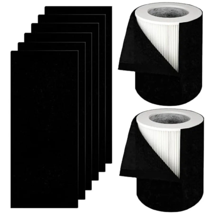 

HP670 Filter Replacement Compatible with Hunter HP670 Cylindrical Large Tower Air Purifier Part# H-HF670-VP 2 True HEPA Filter