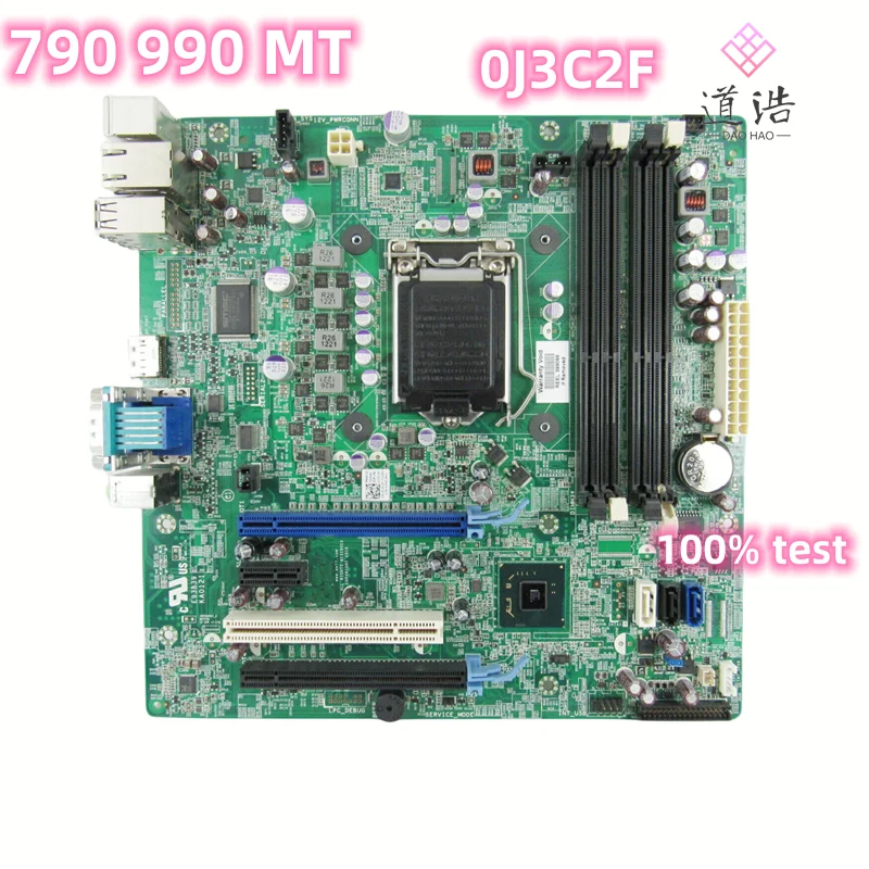 

CN-0J3C2F для материнской платы Dell Optiplex 790 990 MT 0J3C2F J3C2F 6D7TR 06D7TR LGA 1155 DDR3 Материнская плата 100% протестирована Полная работа