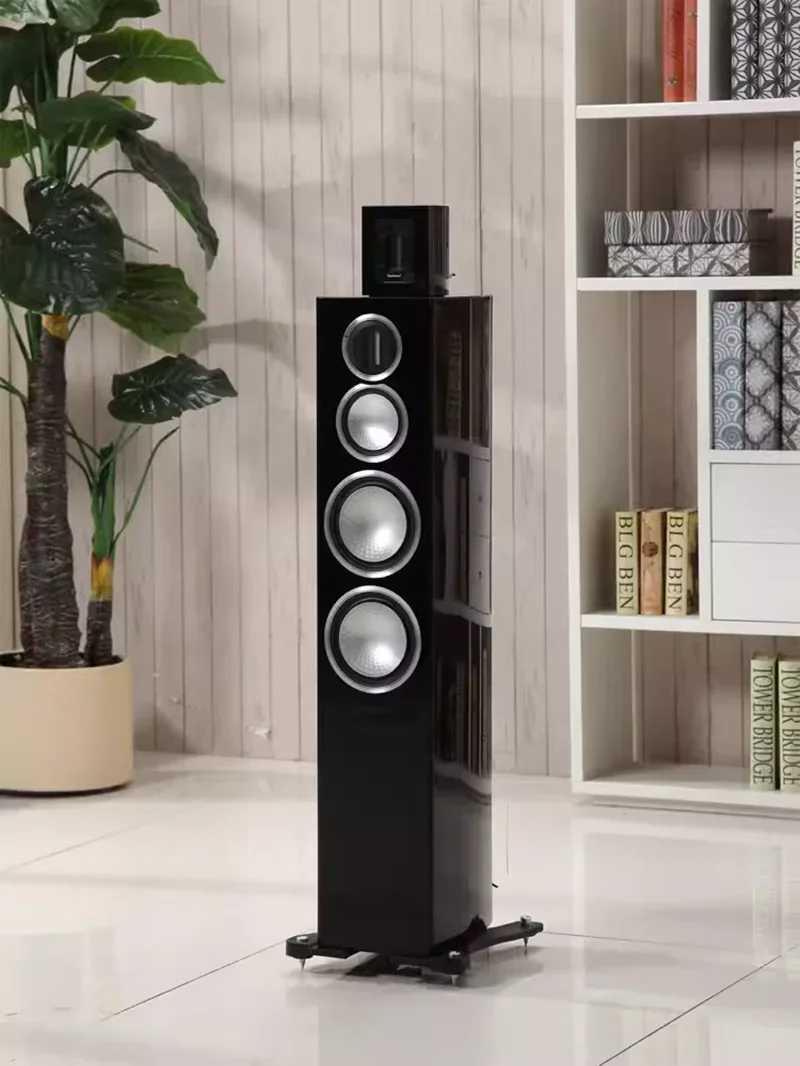 TAULSSEN T1 fith Generation Figh-end Aluminum Ribbon Super Tweeter Ultra High Frequency Extension Bookshelf Speaker 6Ω/60W