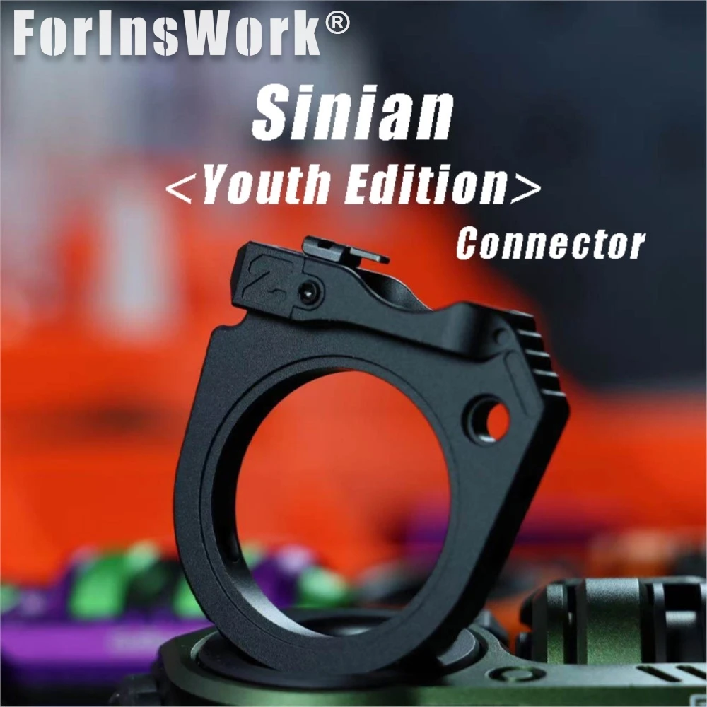 ZZEDC Tiny Bean Z Sinian Youth Edition Connector Push Slider Mini Size Adult Toy Stress Stress Relief Toys EDC Necklace