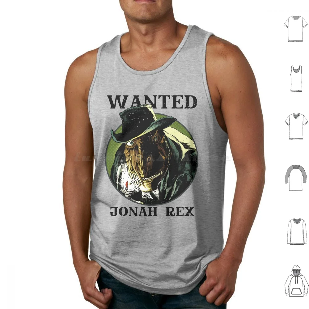 Jonah Rex Tank Tops Vest Sleeveless Superhero Super Hero Superheroes Comics Comic Books Hero Action Comic Art Animal Funny