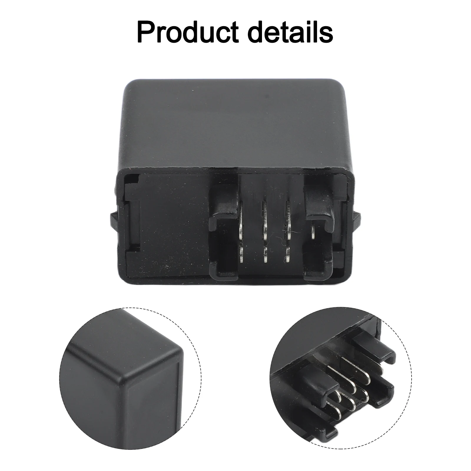 LED Turn Signal 1.57 * 0.94 * 1.26in 7-Pin LED Flasher Relay Easy Installation High Performance Straightforward Setup