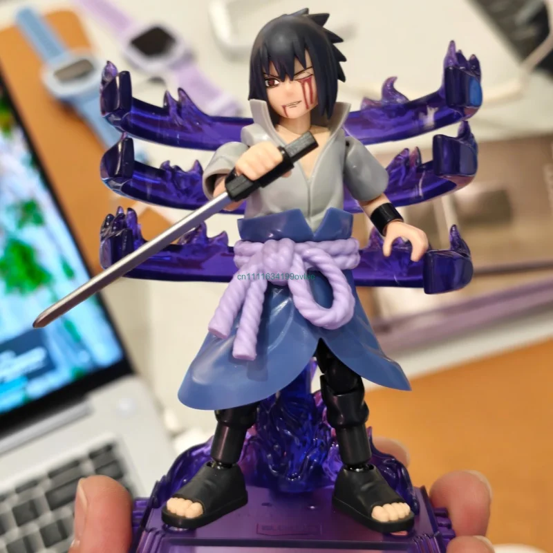 Blokees Genuine Naruto Shippuden Galaxy Wave4 Madara Uchiha Articulated Ninja Figure With Gear Desktop Display Collectible Gift
