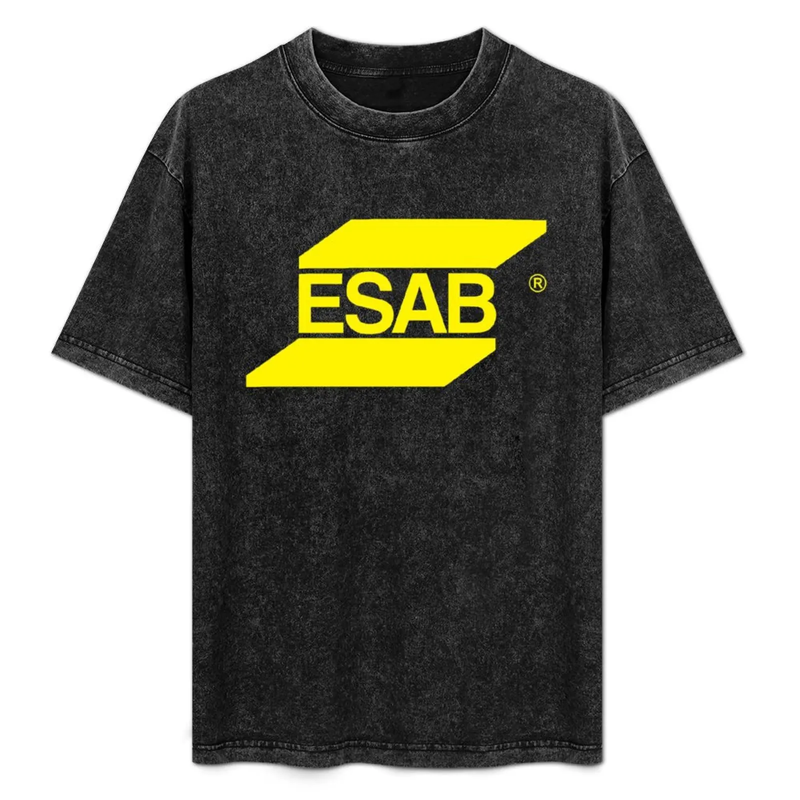 

ESABb Welding Equipment Logo T-Shirt oversized graphic tee vintage mens t shirts