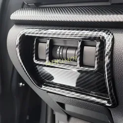 For Subaru Crosstrek Impreza 2024 2025 Carbon Fiber Center Console Dashboard Switch Cover Trims Accessories