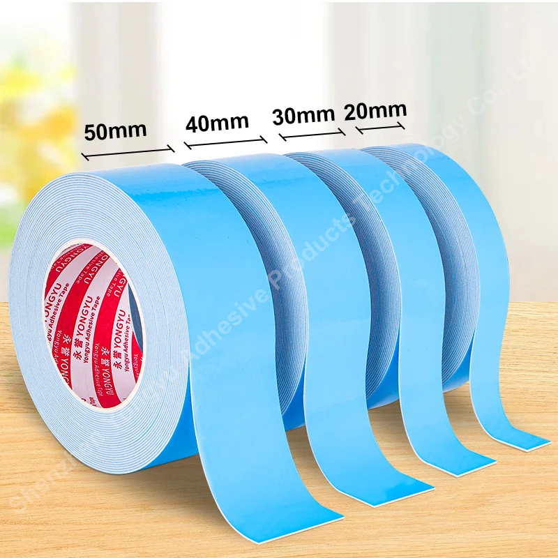 Nastro biadesivo in schiuma PE bianco adesivo forte installazione fissa vetro da parete senza traccia riparazione dello schermo dell'auto domestica impermeabile pesante