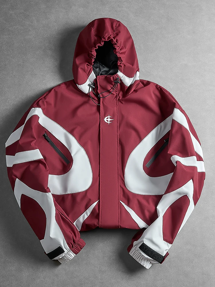 American Retro Letter Printed Devil Pattern Hoodie Y2K Harajuku Casual Couple Zipper Hoodies Hip Hop Young Fashion Streetwear